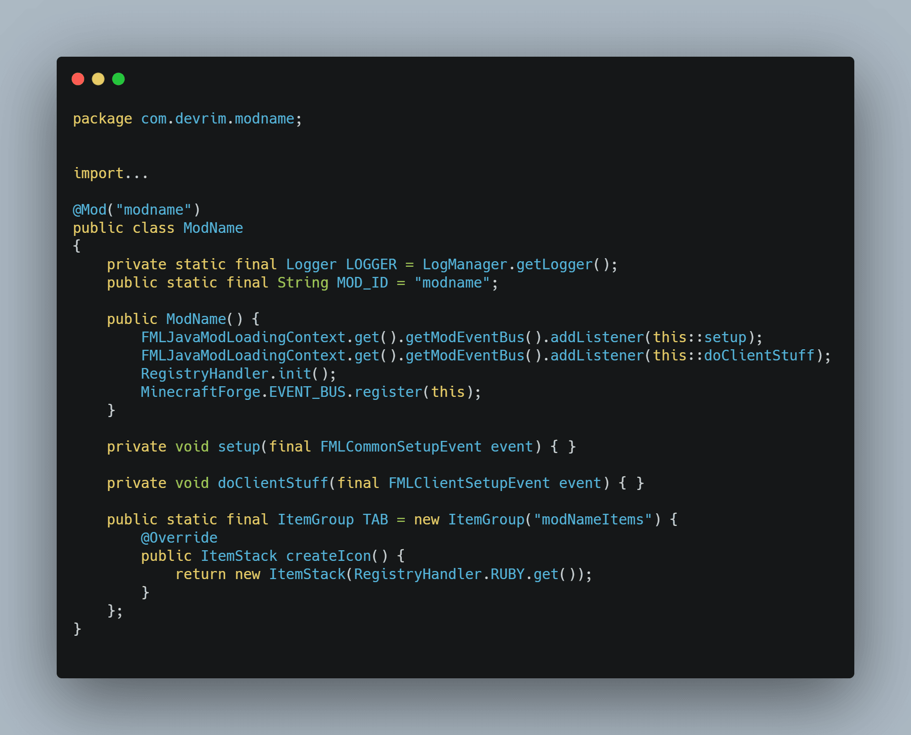 screenshot showing where to put this function